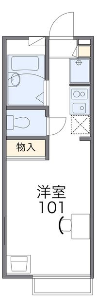 レオパレスフォーブル下馬 間取り図