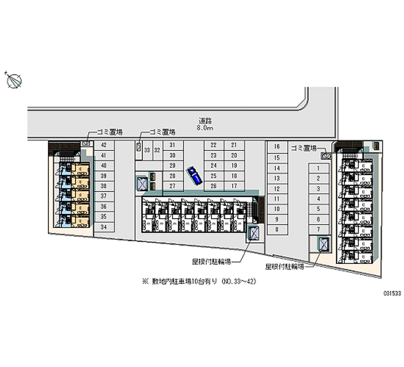 31533 bãi đậu xe hàng tháng