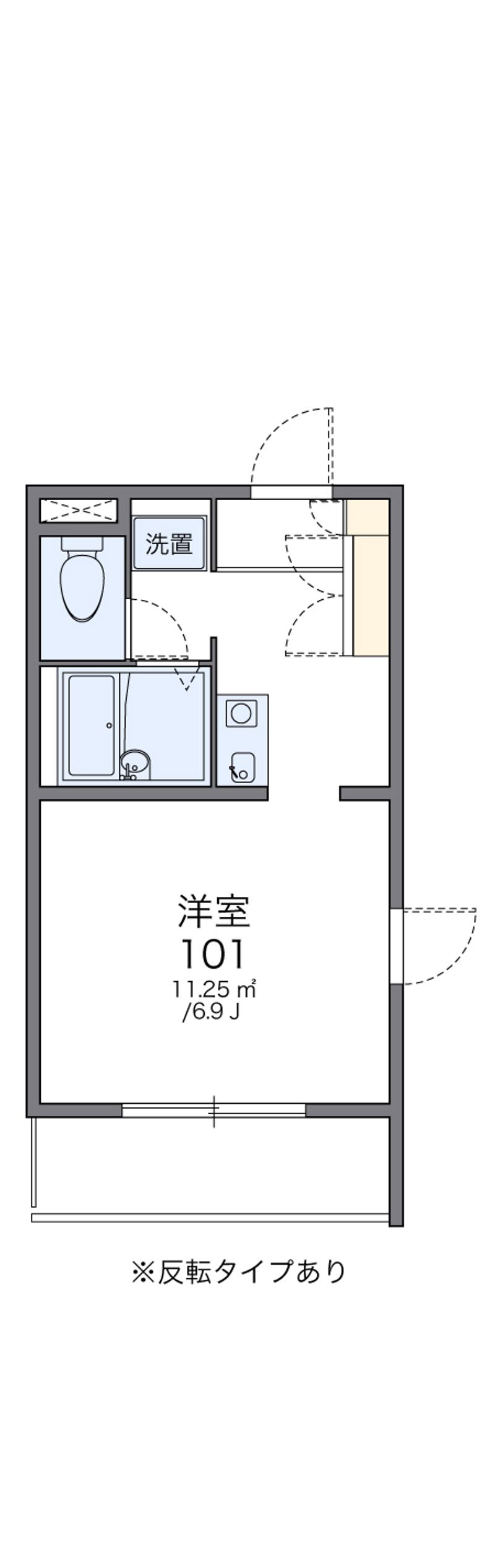 レオパレスシェル都 間取図