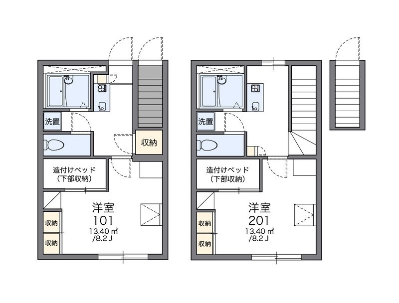 レオパレスクレール 間取図