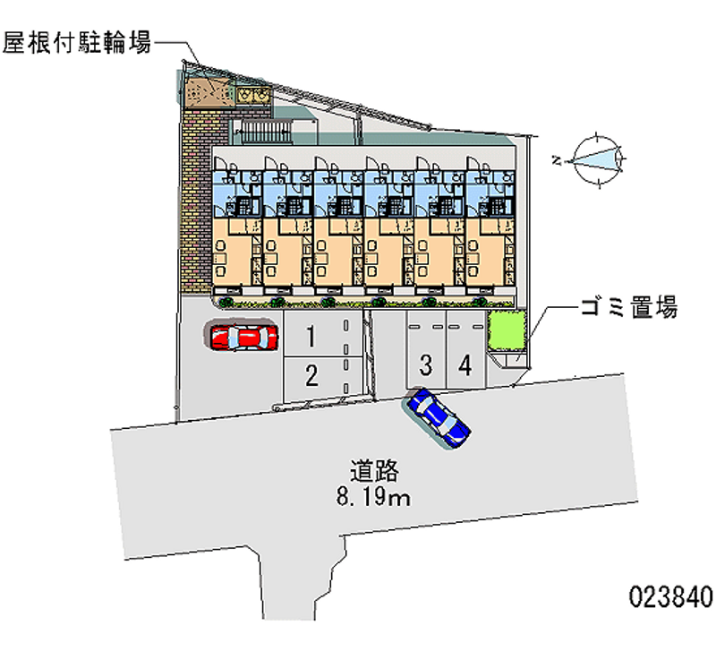 レオパレスサンライズ 月極駐車場