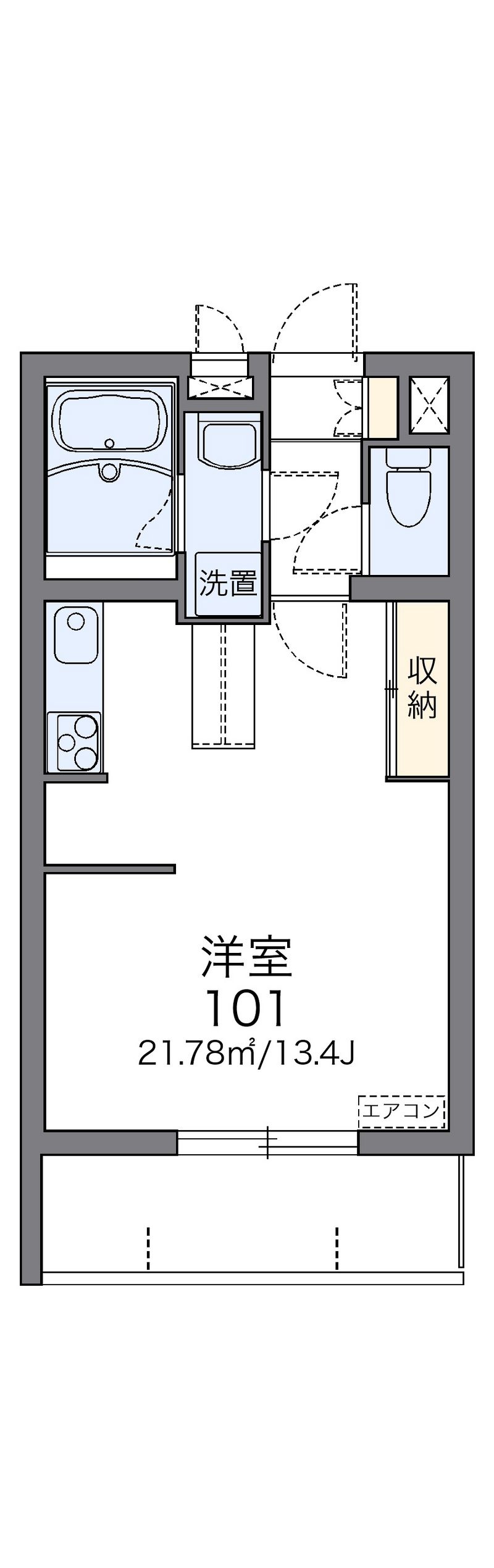 レオネクストちゅらゆい 間取図