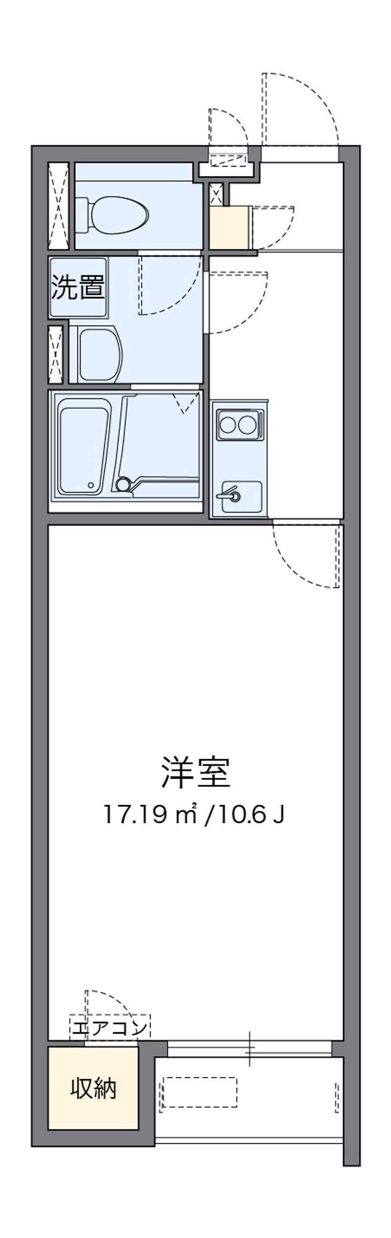 クレイノブロッケン 間取図