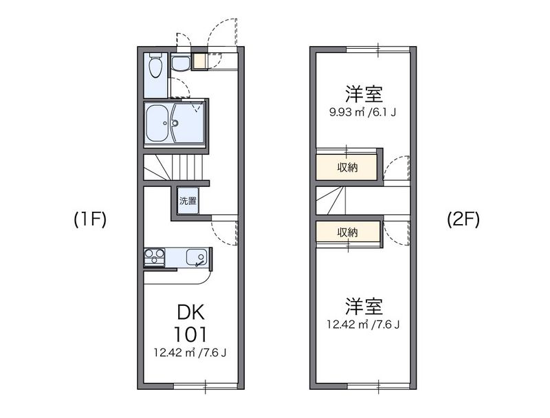 レオパレス佐賀Ⅱ 間取図