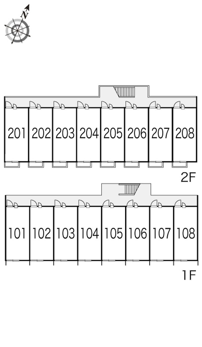 レオパレスＴＯＳＡ 間取配置図
