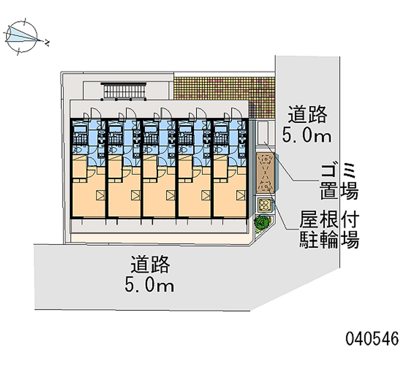 レオパレスアヤセパレス 区画図