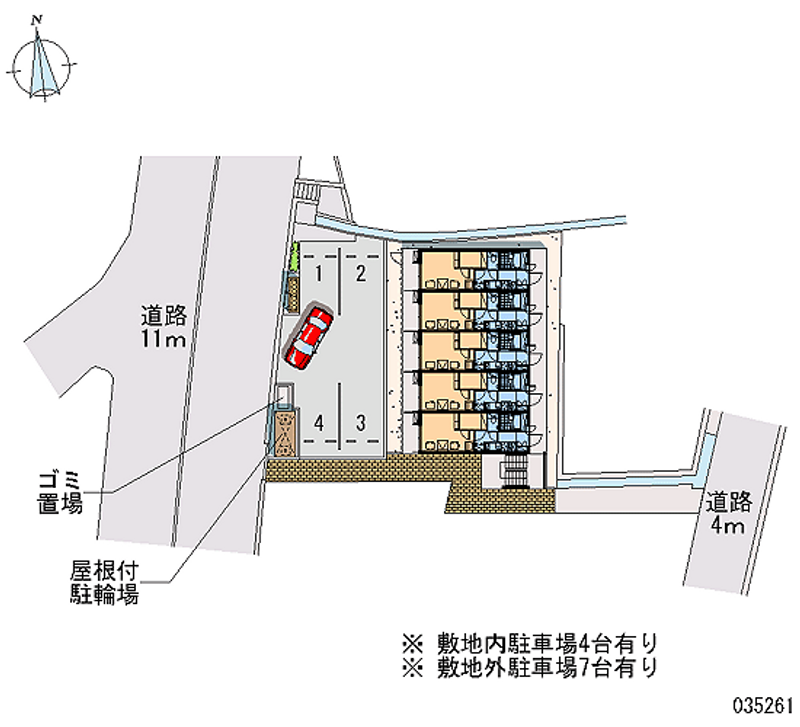 レオパレス丸ト 月極駐車場