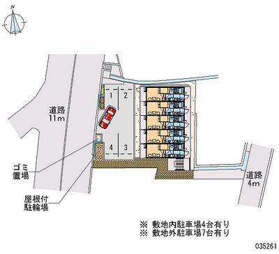 35261 Monthly parking lot