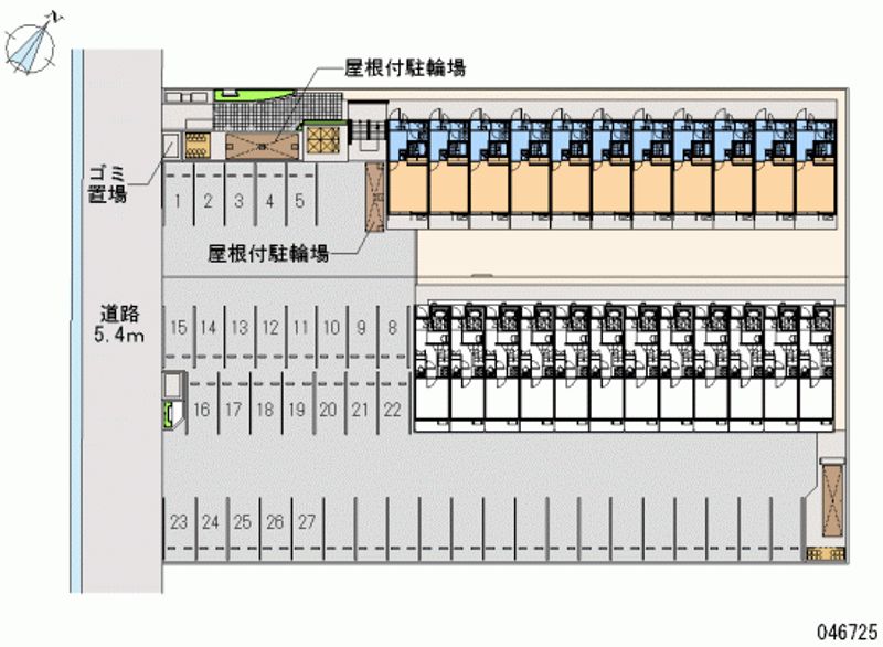 46725月租停车场