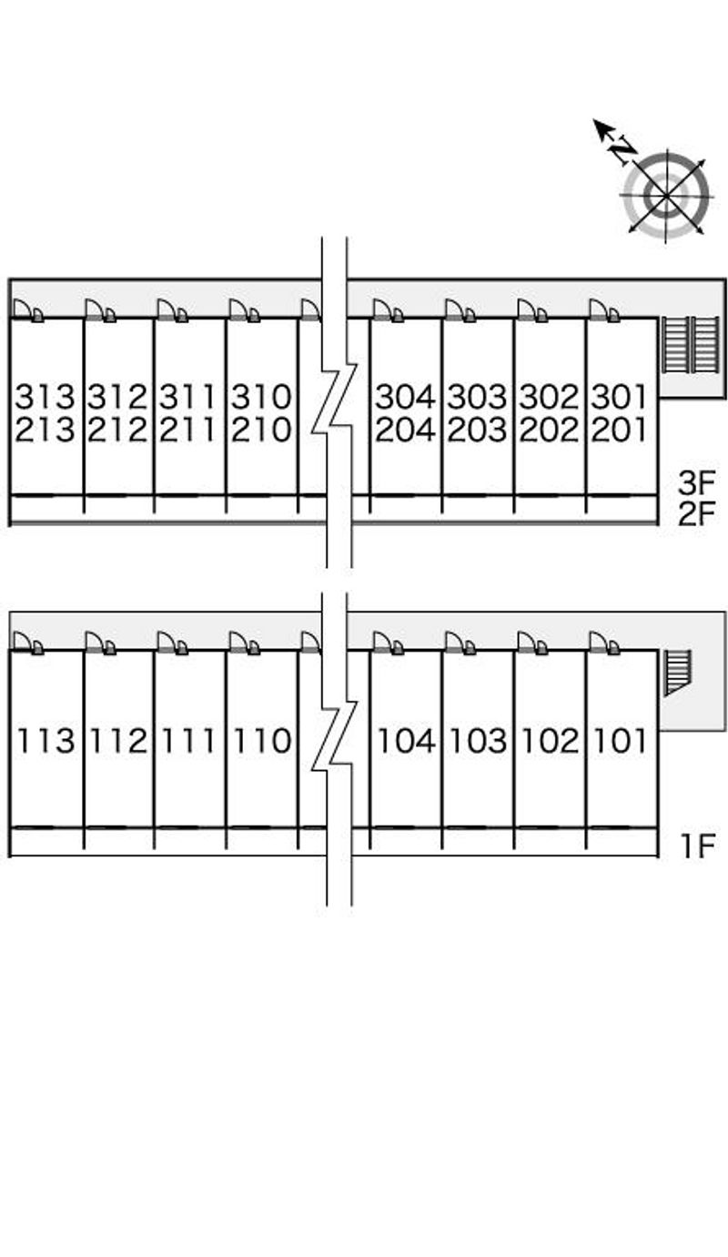 レオパレスＫｅｎ 間取配置図