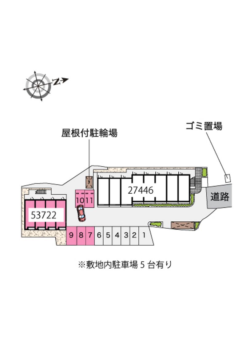 レオネクストアンジュールⅡ 配置図