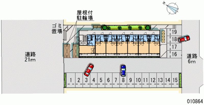 レオパレスエスポワール 月極駐車場