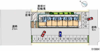 10864 Monthly parking lot