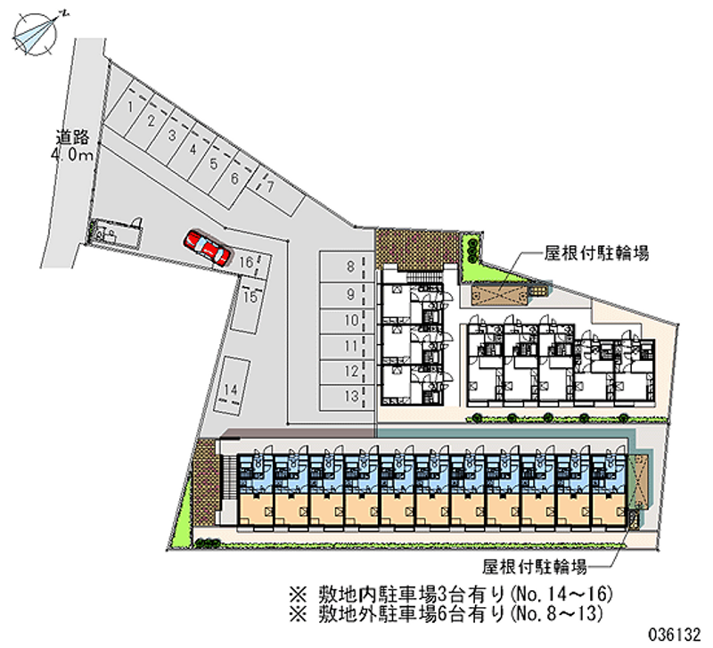 レオパレス福岡大学前Ｂ 月極駐車場