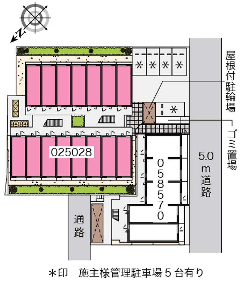 レオパレス長居公園 配置図