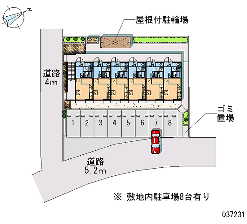 レオパレスノーチェ 月極駐車場