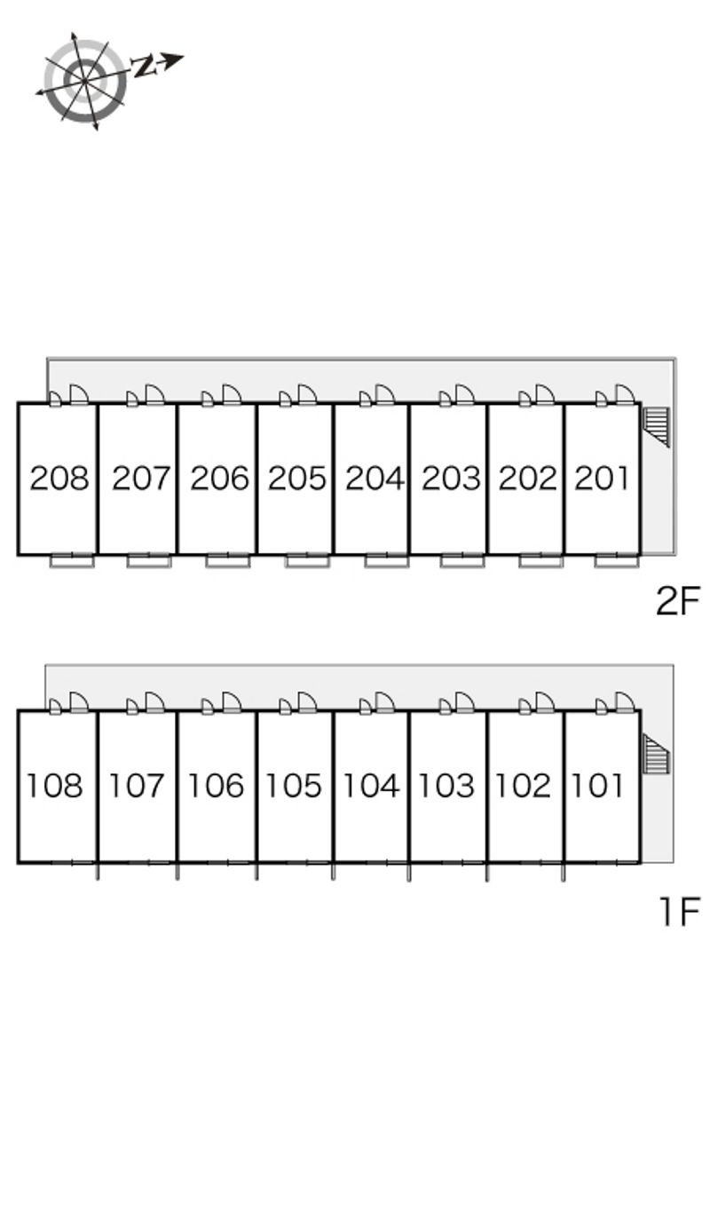 レオパレス平吉 間取り配置図