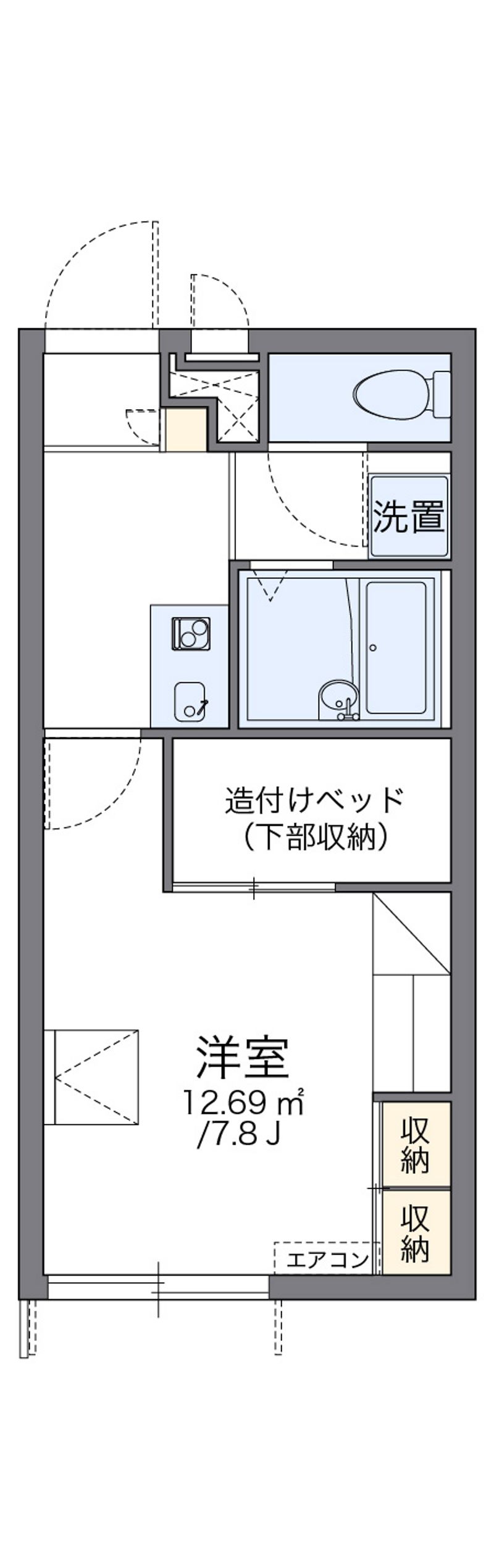レオパレスＦ 間取図