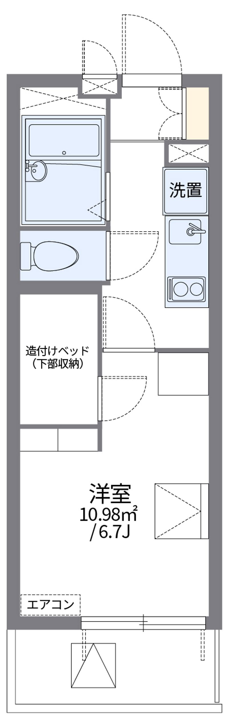 レオパレス桜尾本町 間取り