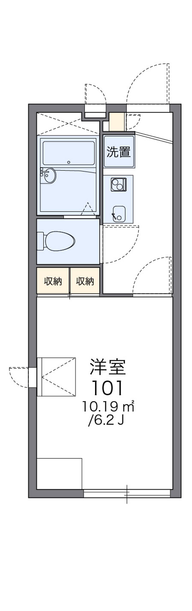 レオパレスＴＹＫ 間取図