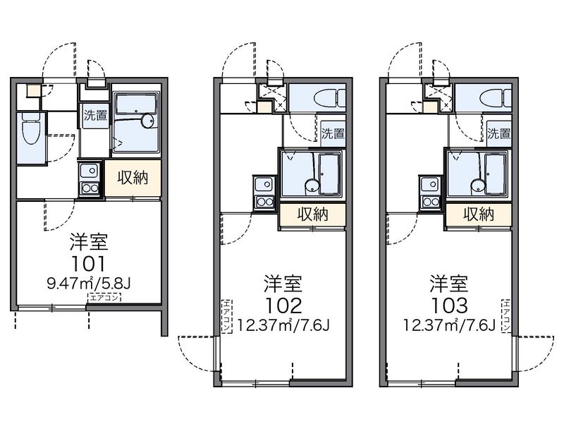 レオパレスＭ＆Ｙ 間取図