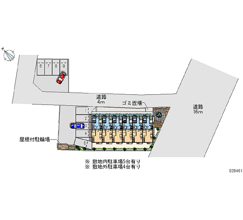 レオパレスＳＯＰＨＩＡ 月極駐車場