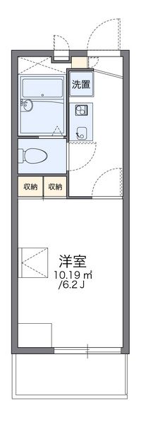 レオパレスデュオ六甲道 間取り図