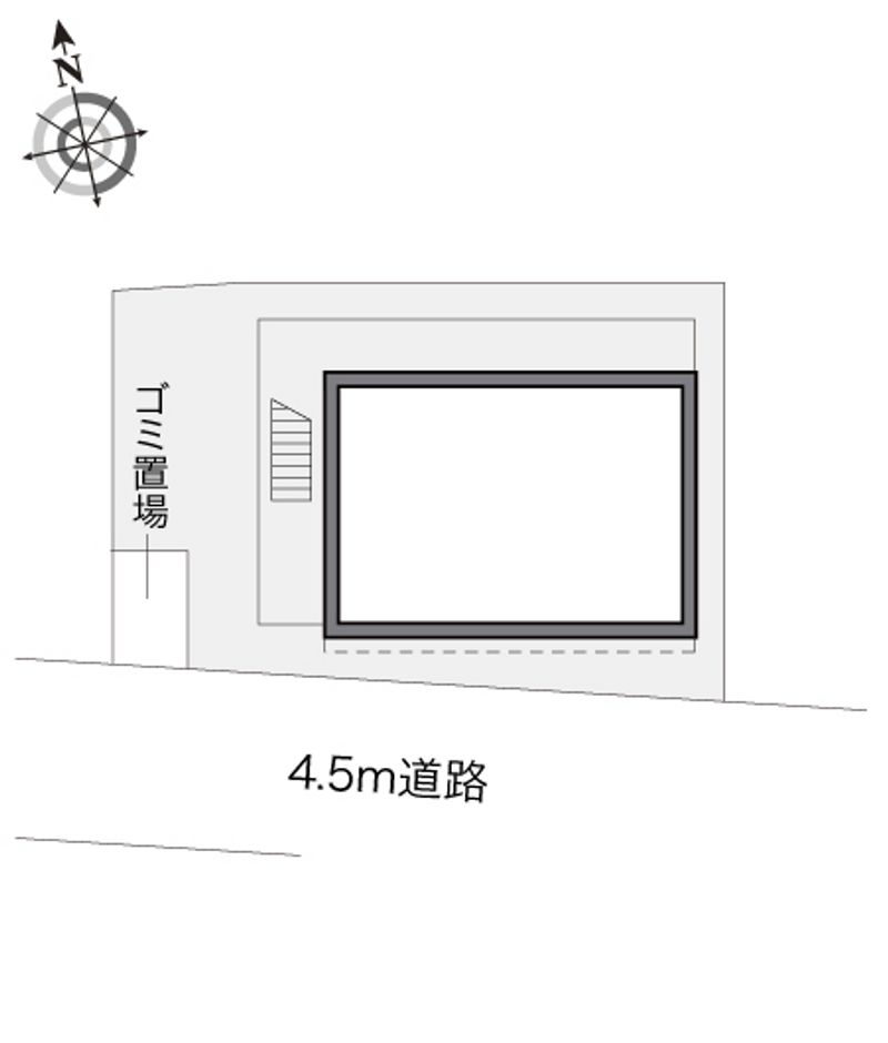 レオパレスネオス本町 配置図