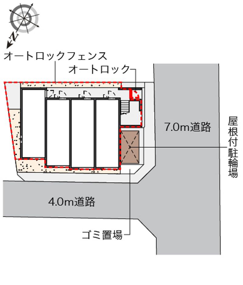 クレイノ白藤 配置図