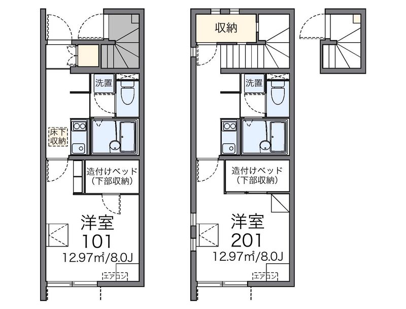 レオネクストレーヴ磐井川 間取図