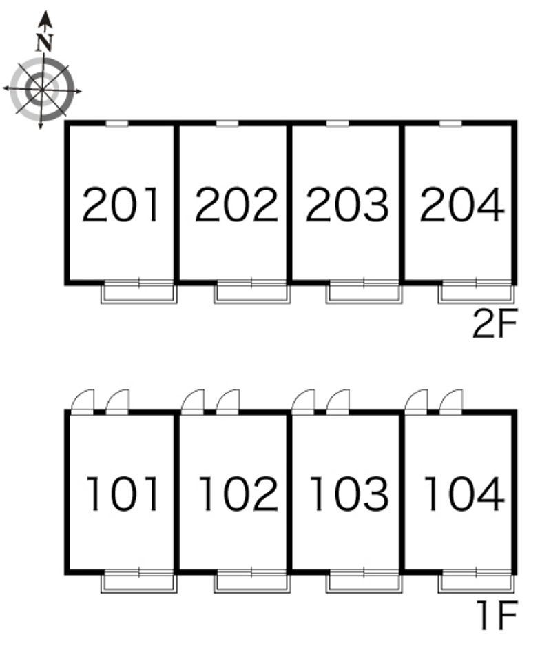 レオパレスＳＥＶＥＮＳＥＡ 間取配置図
