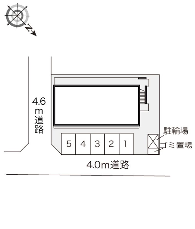レオパレス東沖野 配置図
