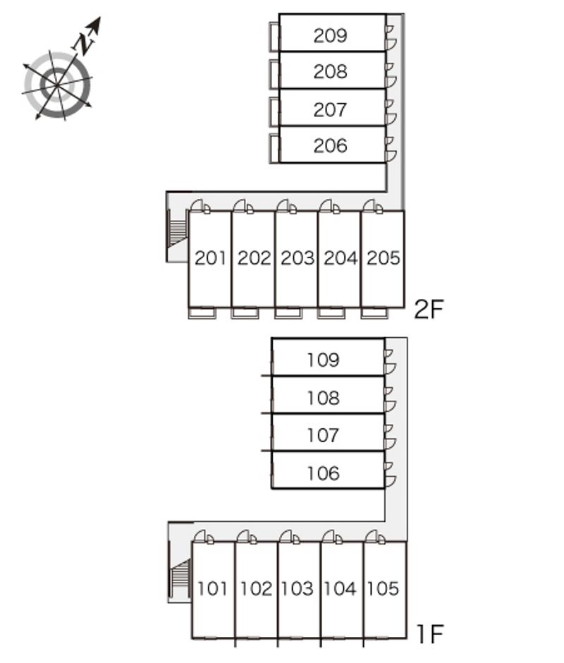 レオパレスＥｔｅｒｎａ 間取配置図