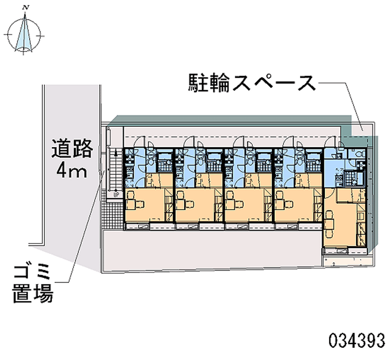 レオパレスラインホルト立石 区画図