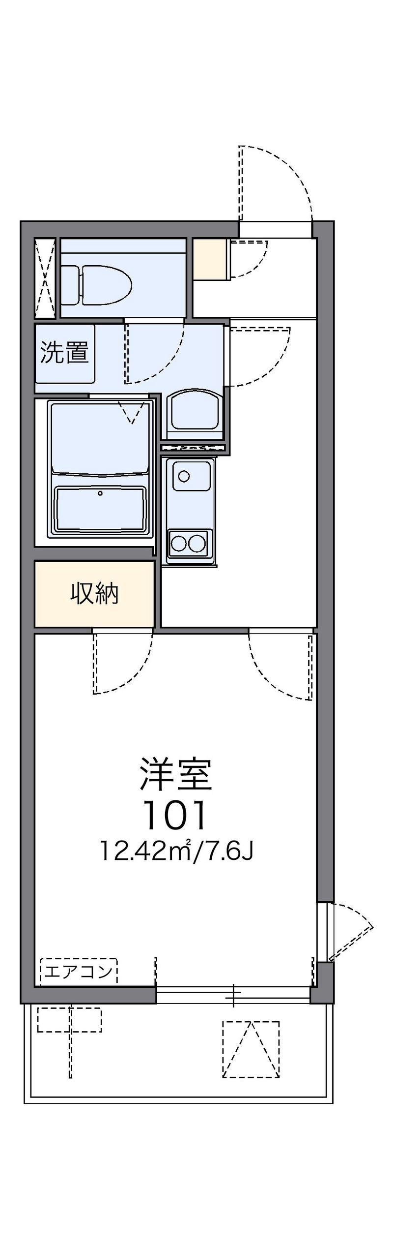 レオネクストさく２ 間取図