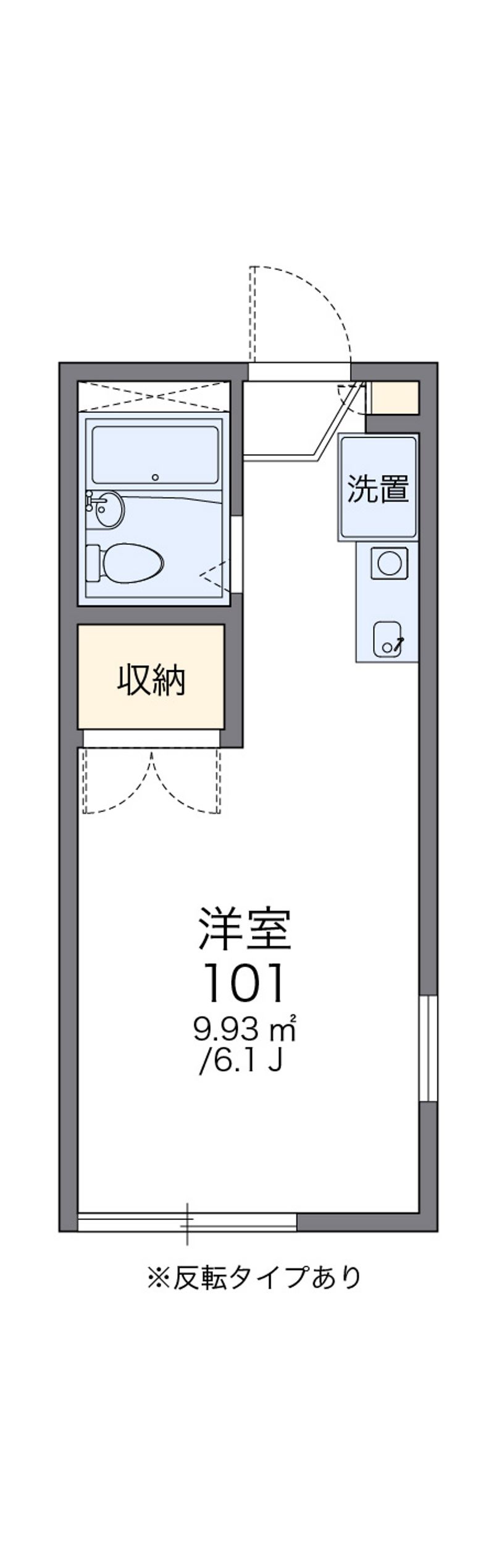 レオパレスＷＡＶＥ 間取図