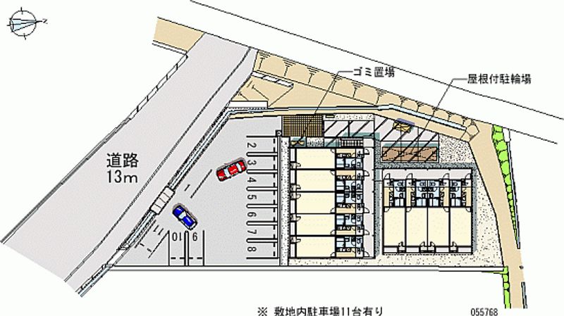 クレイノレガーレ長船 月極駐車場