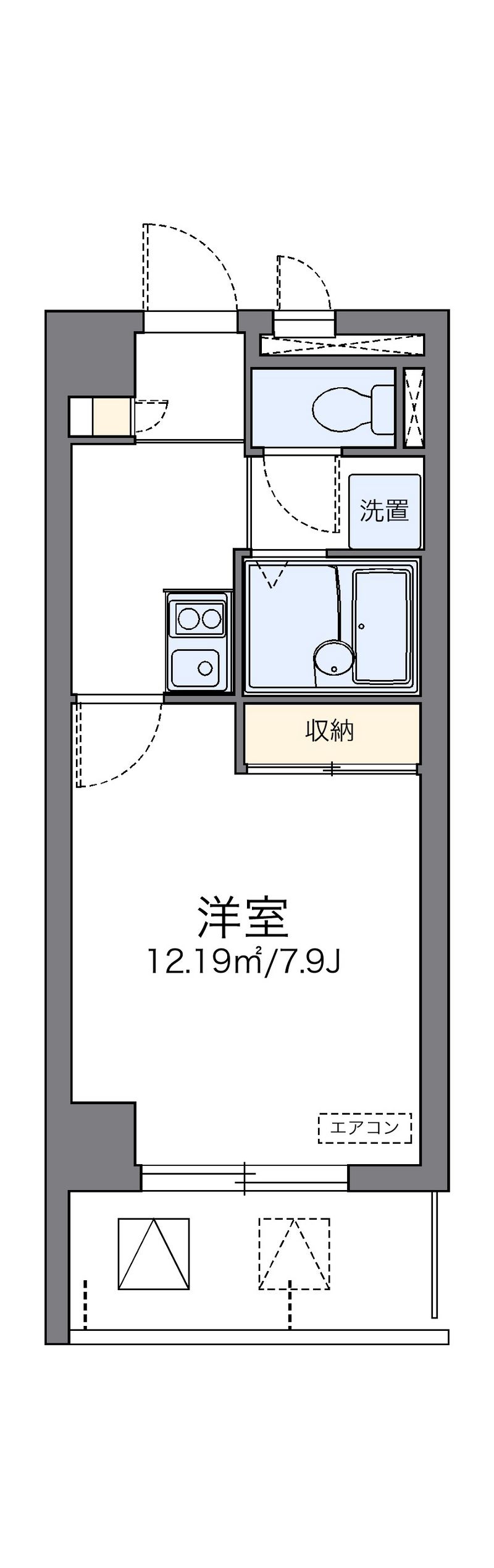 レオパレスＭＡＲＵＴＯＫＵ 間取り