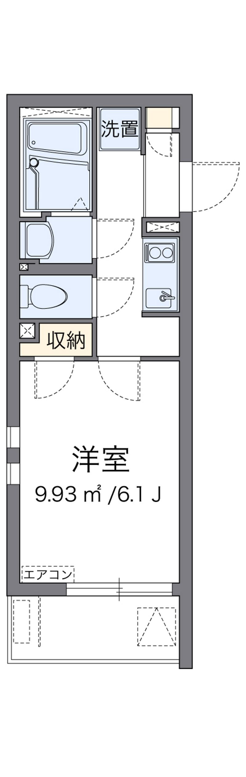 クレイノル　ソレイユ新高円寺 間取り