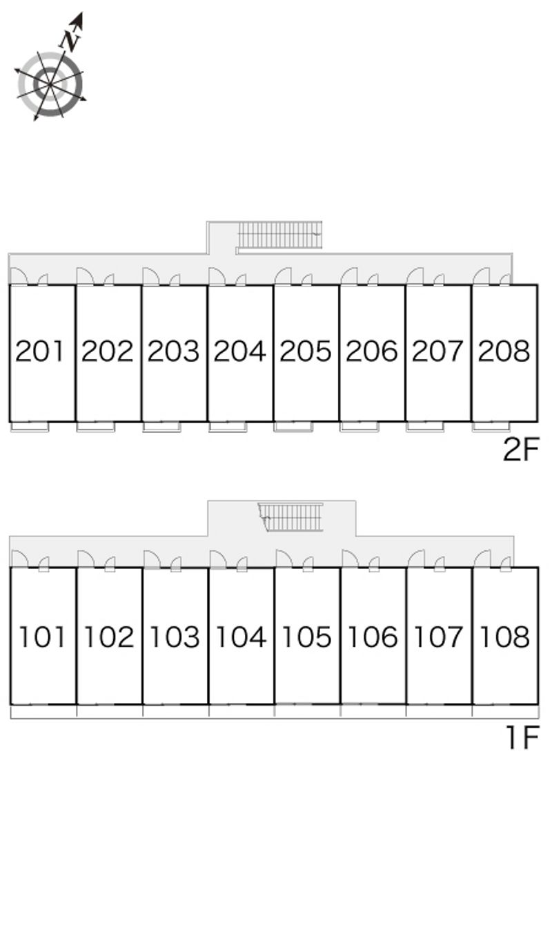 レオパレスＯｂｕＲｙｕｓｅｉ 間取配置図