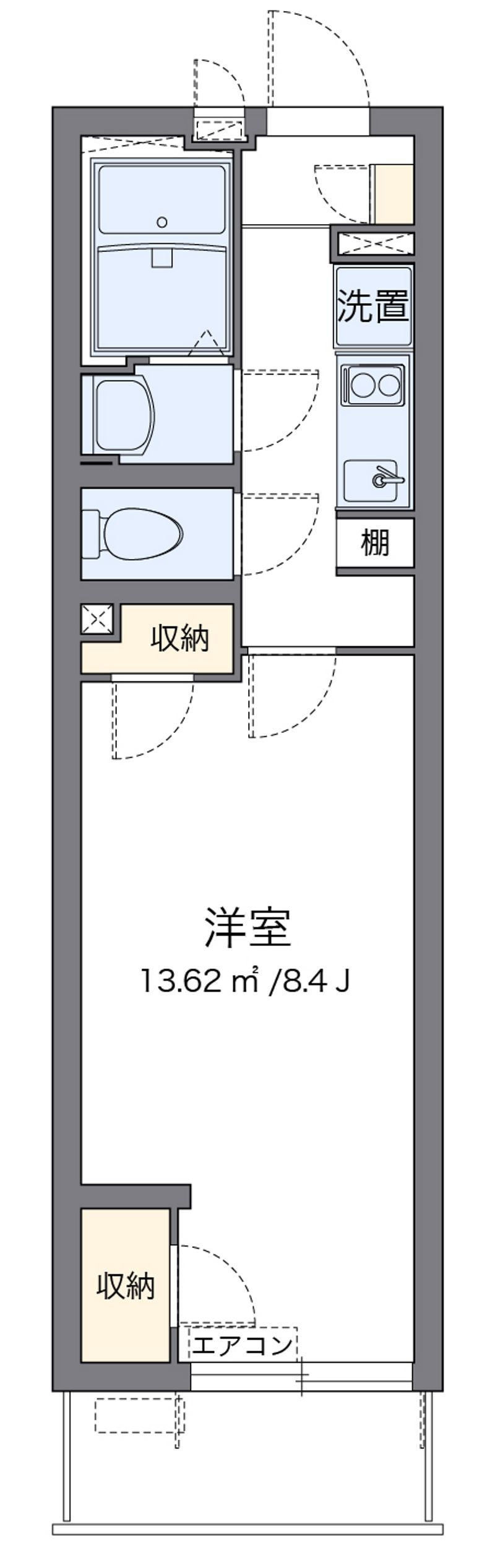 クレイノレジデンス追分 間取図
