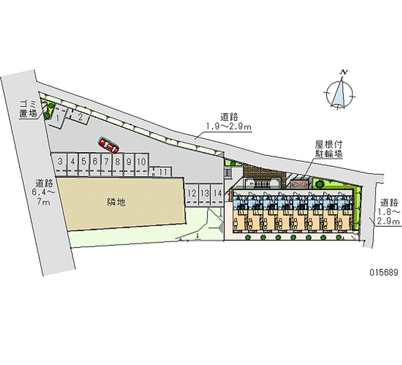 15689月租停車場