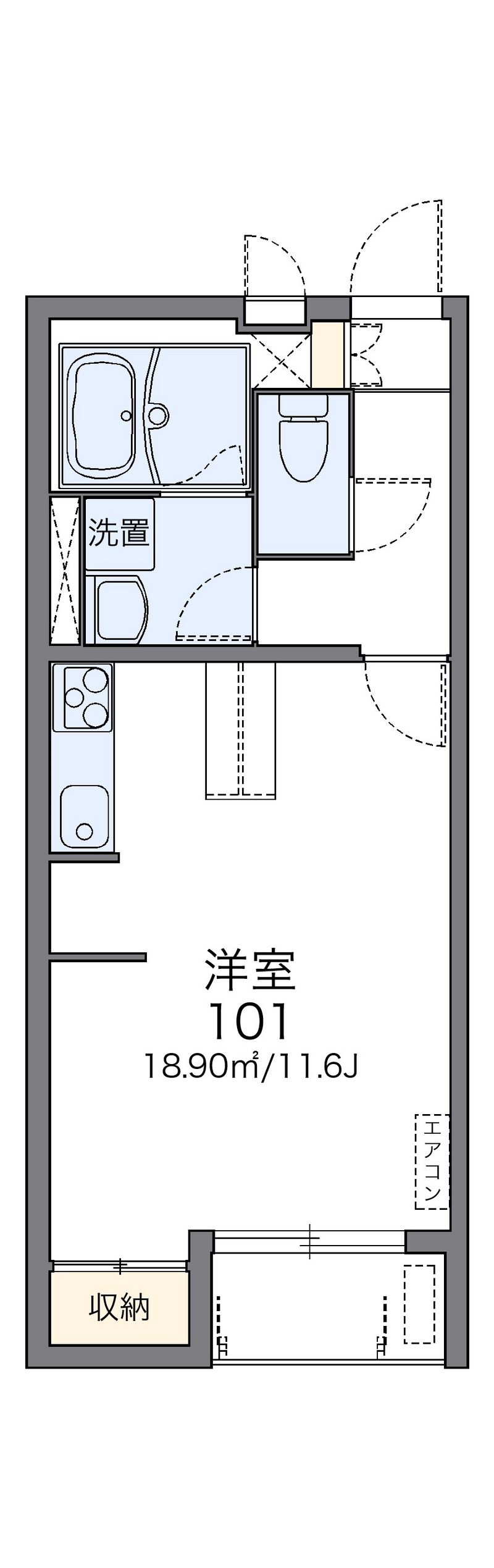 レオネクスト都原 間取図