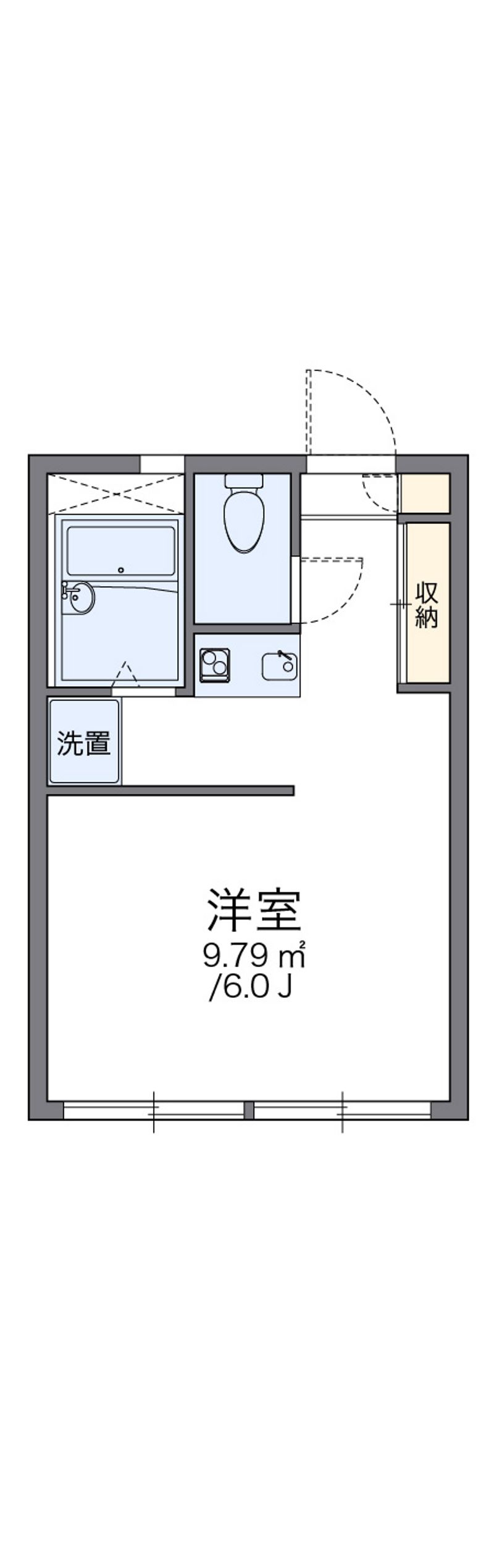 レオパレスＰＡＳＴＥＬＬＯ 間取図