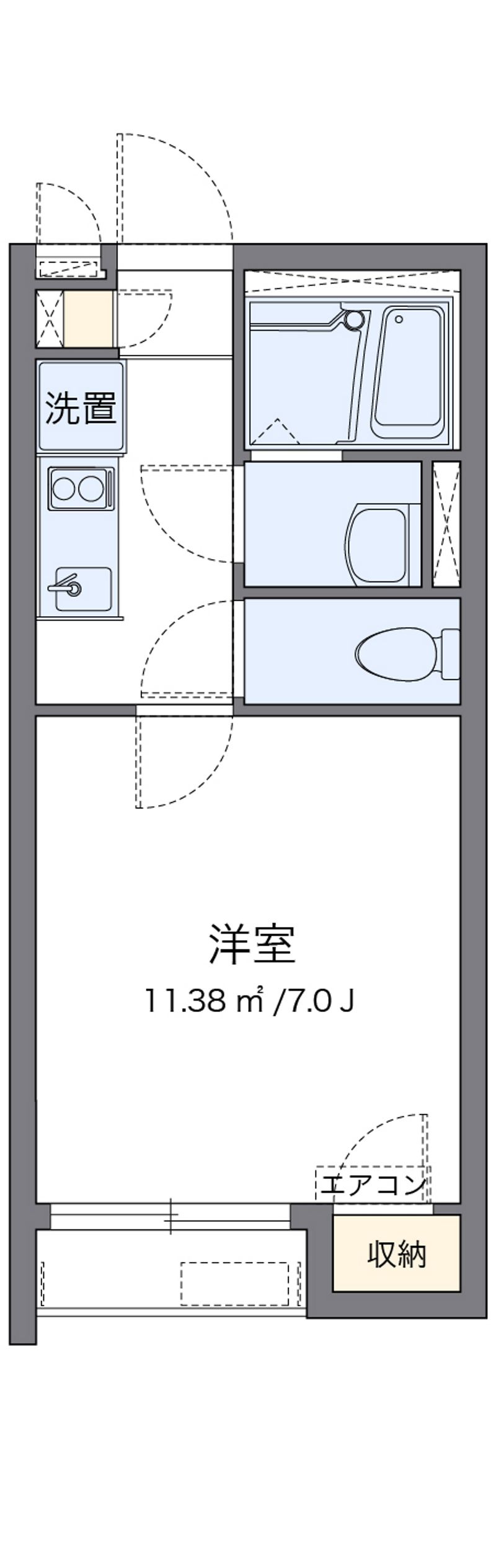 クレイノＮＫグランシャリオ 間取図