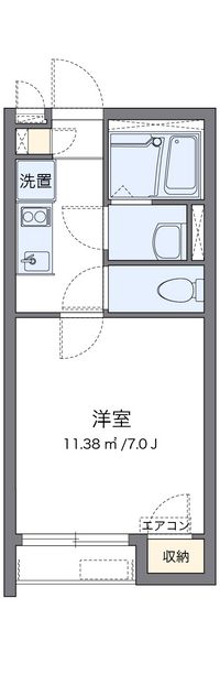 クレイノＮＫグランシャリオ 間取り図