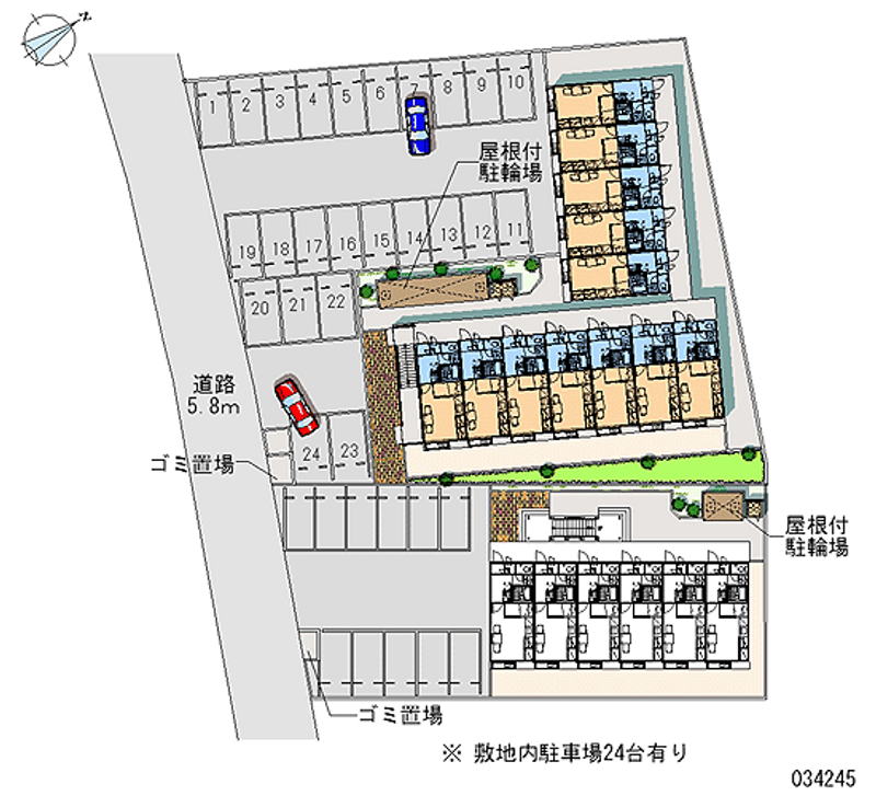 34245 Monthly parking lot