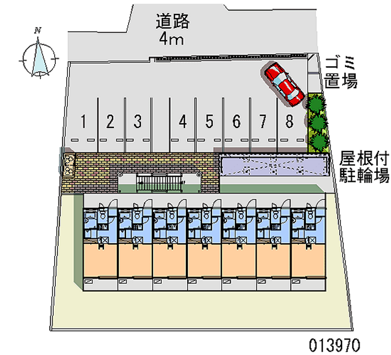 レオパレスＳｏｕｔｈ　Ｖｉｌｌａｇｅ 月極駐車場