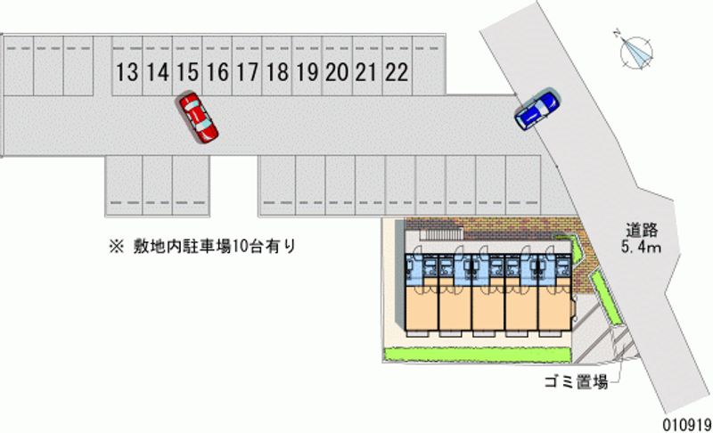 レオパレスフラワーアイランド 月極駐車場