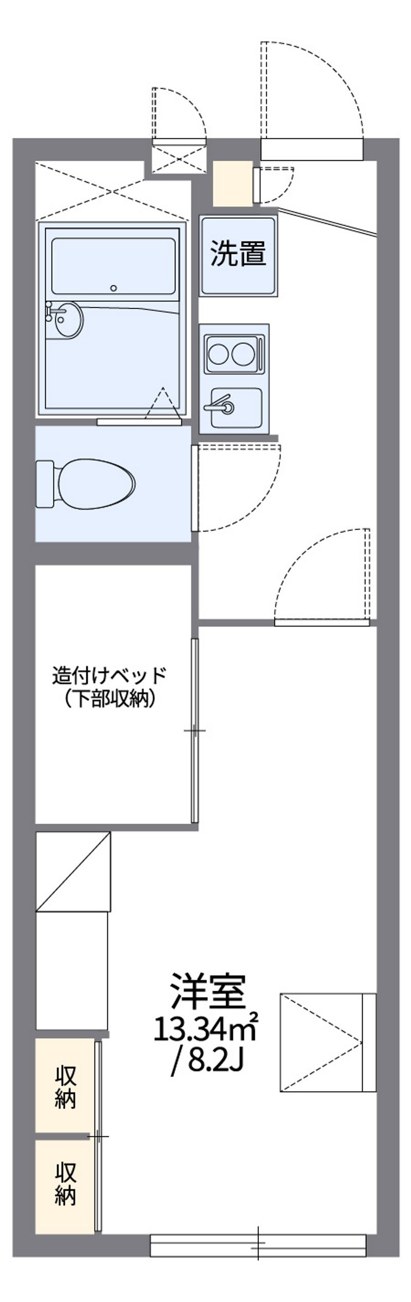 レオパレスグローリーＭＨＫＹ 間取図